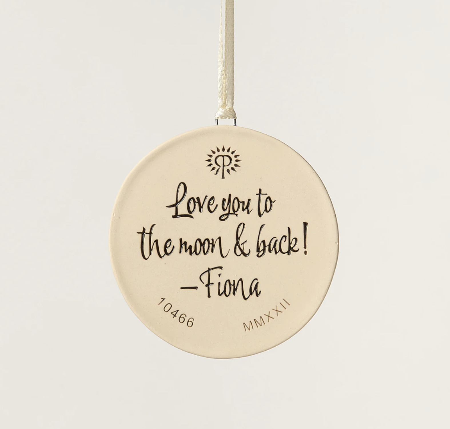 Happy Beginnings and Hippo Hugs Gift box featuring Fiona and Fritz ornament from Rookwood Pottery