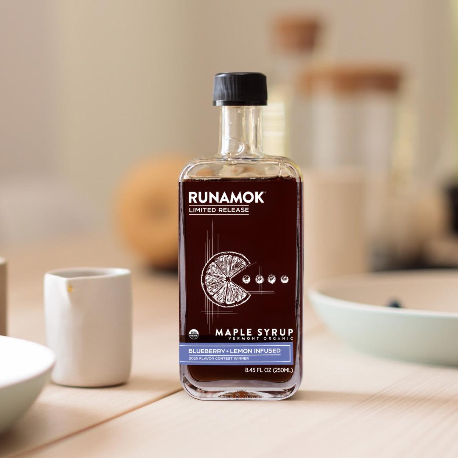 Runamok Blueberry Lemon Maple Syrup