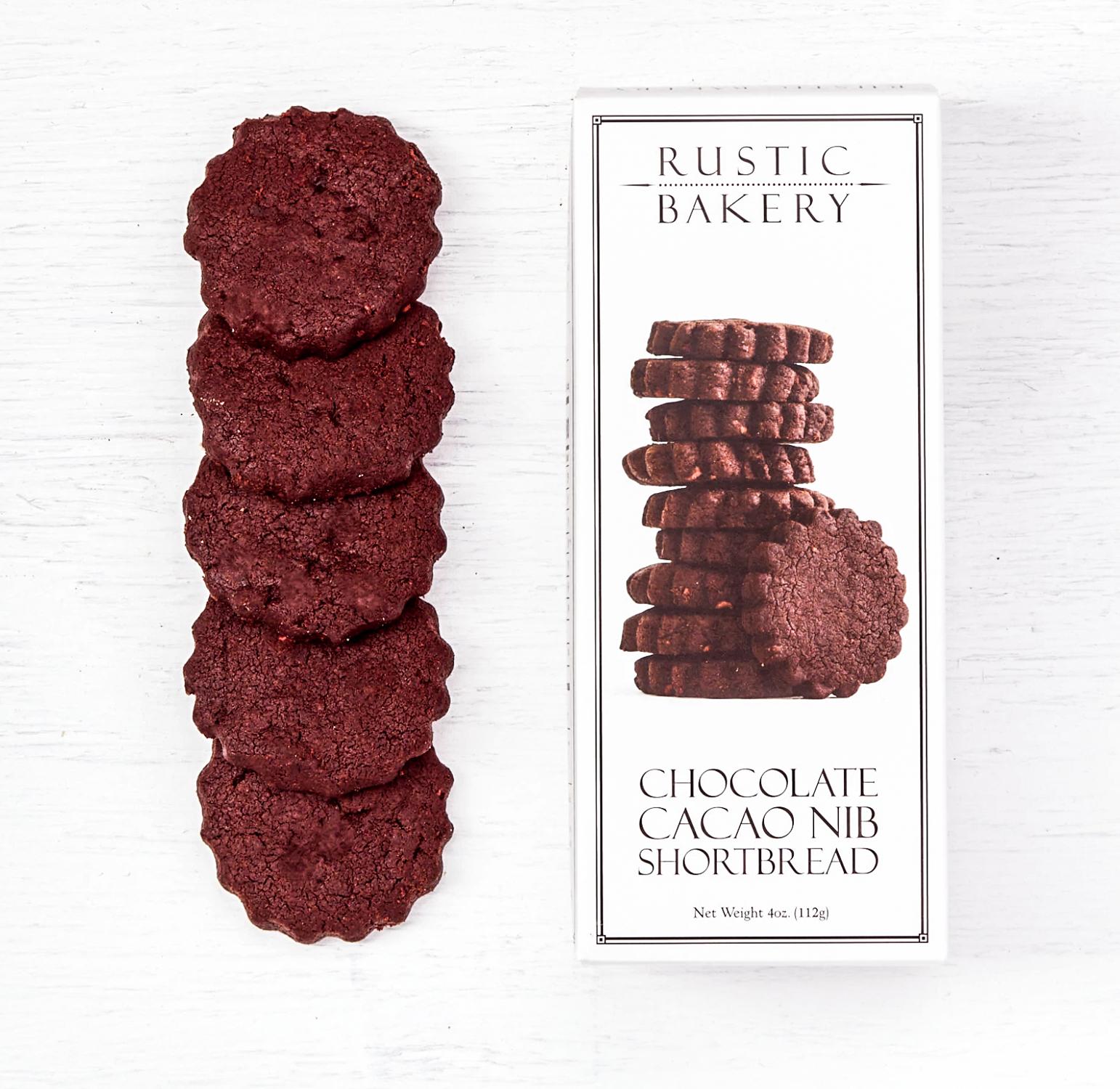 Rustic Bakery Shortbread chocolate cocoa nib
