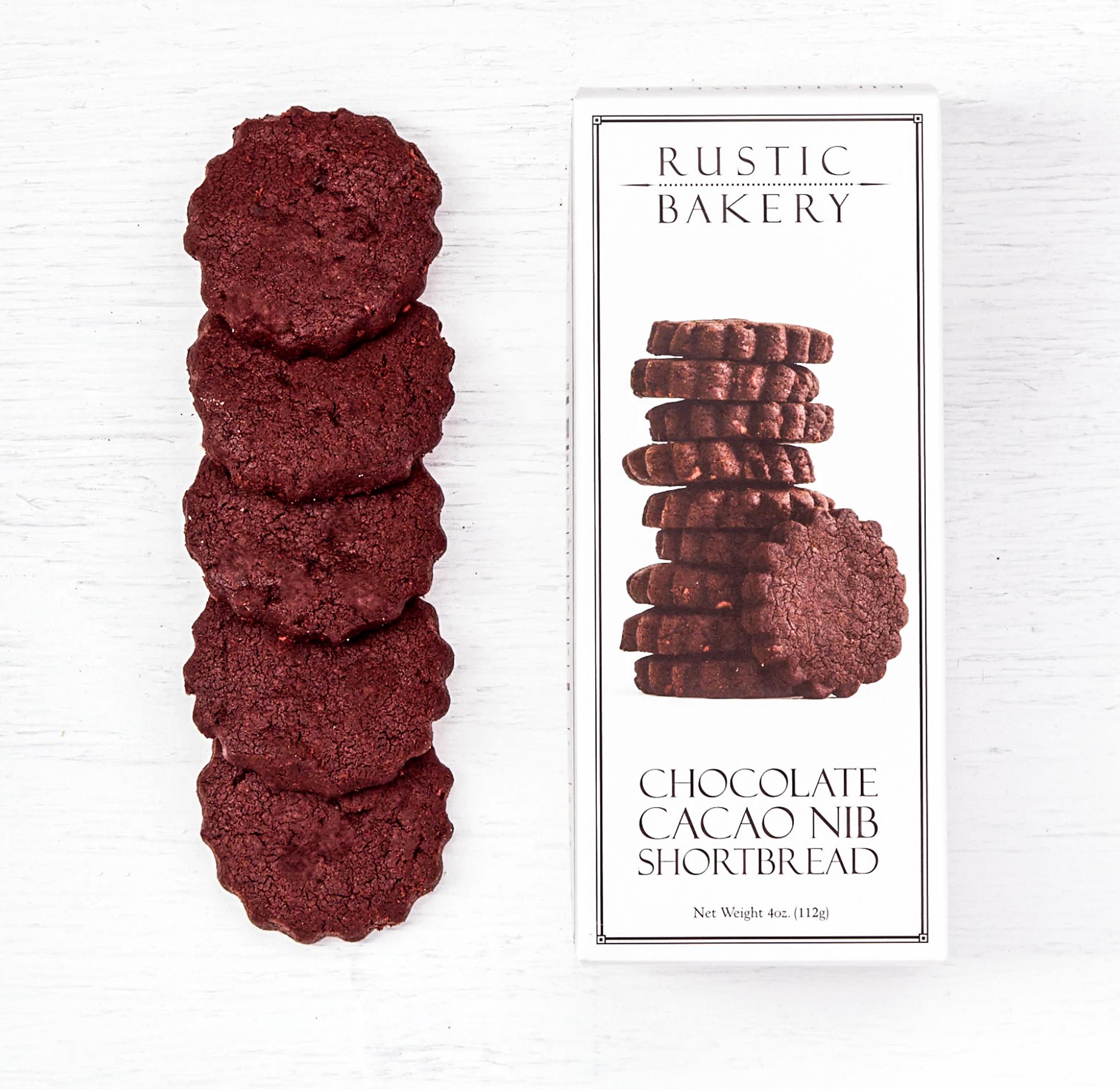 Rustic Bakery Shortbread chocolate cocoa nib