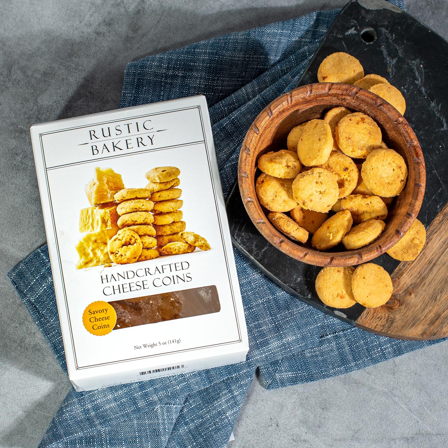 Rustic Bakery Cheese Coins