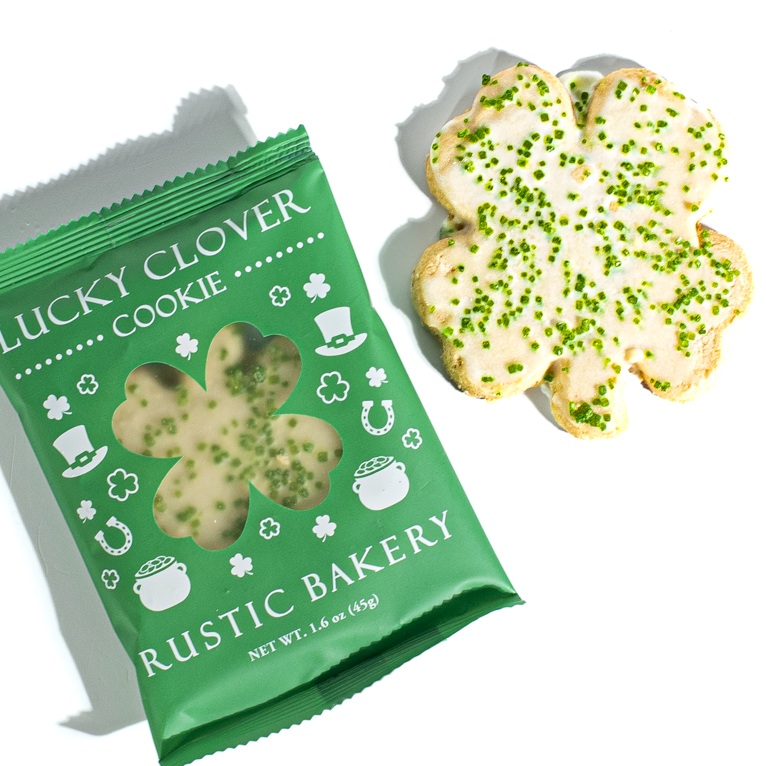 Rustic Bakery Lucky Clover Cookies