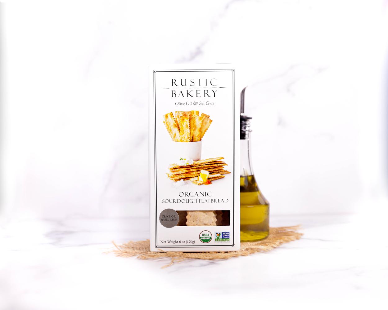 Rustic Bakery Olive Oil & Sel Gris Organic Sourdough Flatbread