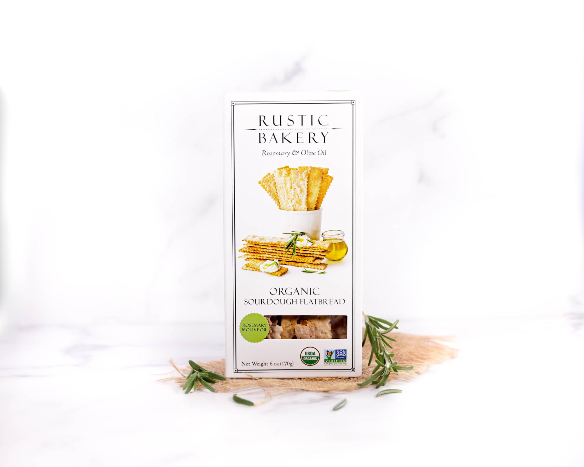 Rustic Bakery Rosemary & Olive Oil Organic Sourdough Flatbread