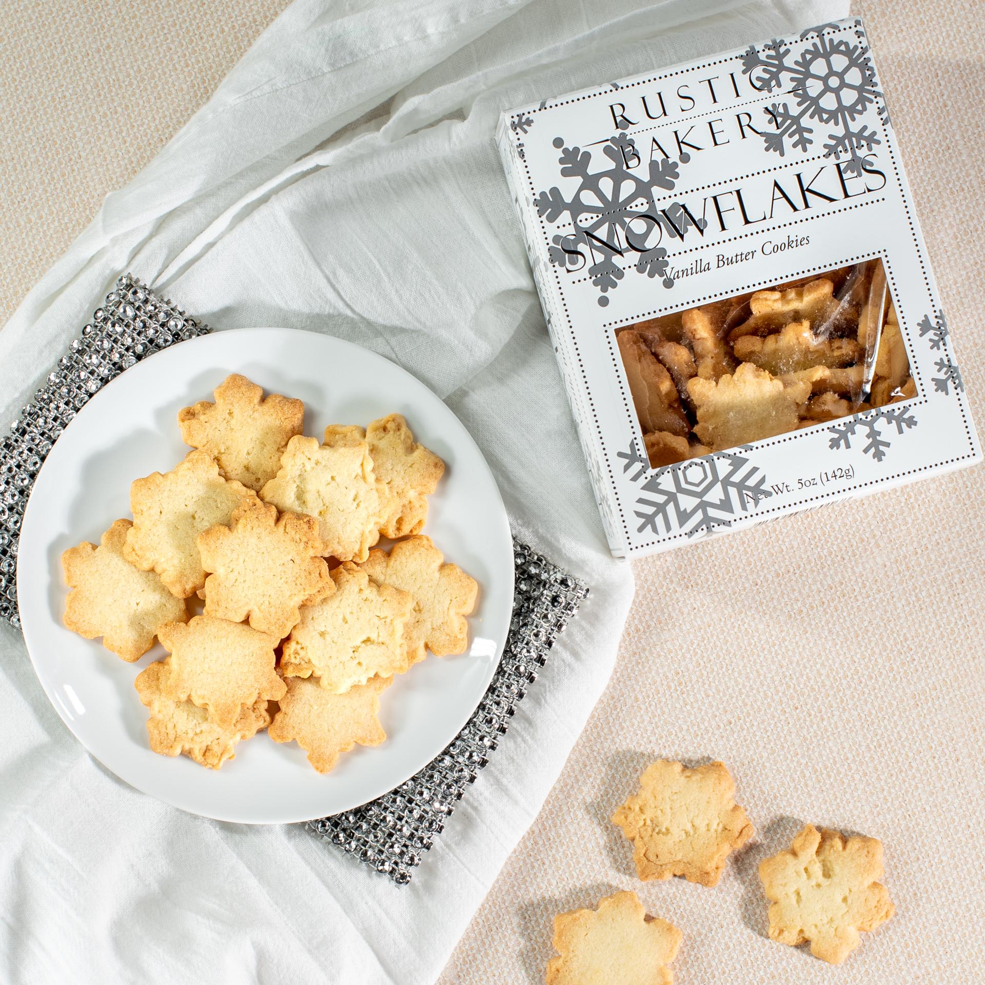 Rustic Bakery Snowflakes Cookies