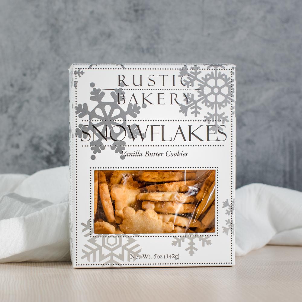 Rustic Bakery Snowflake cookies
