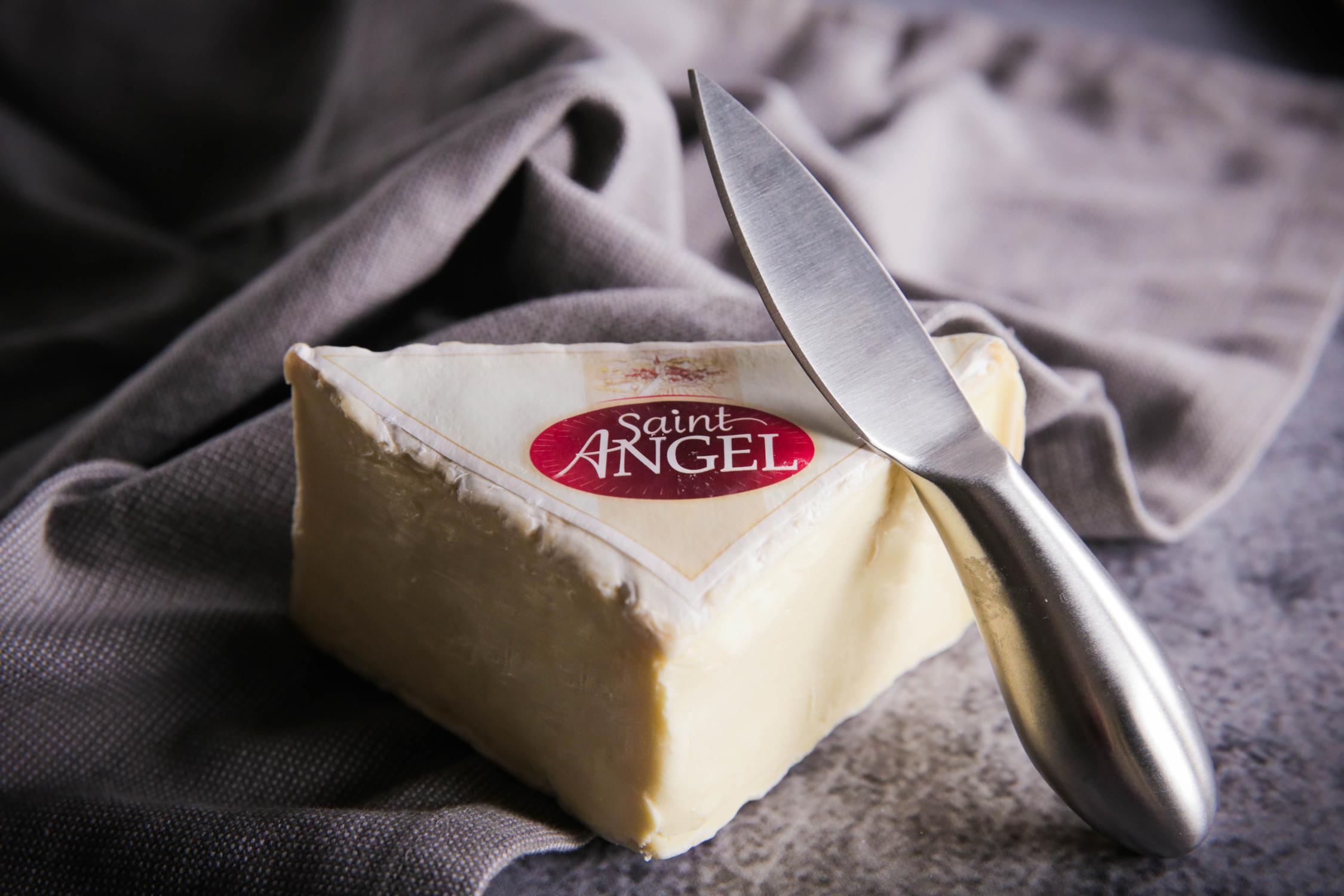 Saint Angel Triple Cream Brie square block