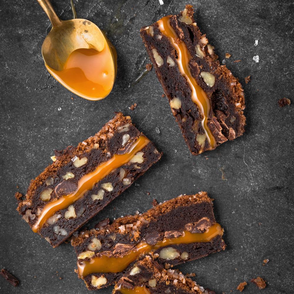 Salted Caramel Killer Brownie