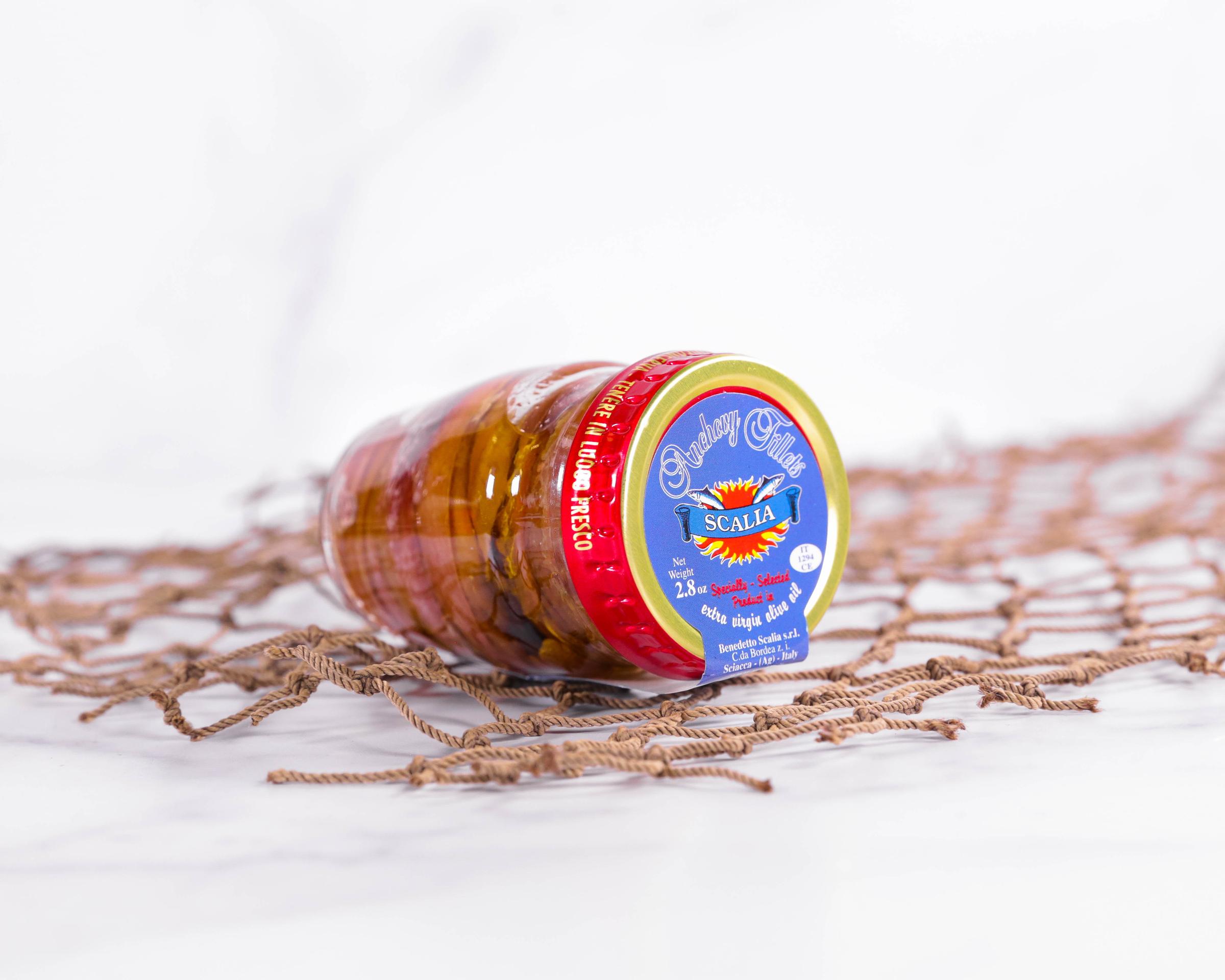 Scalia Anchovy Fillets in Extra-Virgin Olive Oil