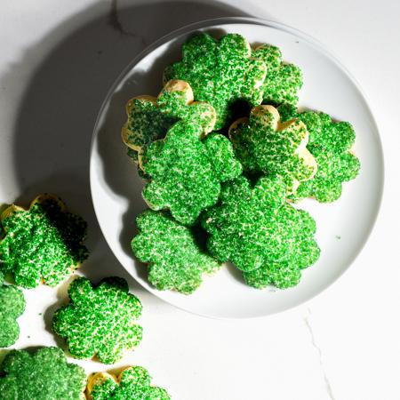 Servatii Shamrock Sugar Cookies