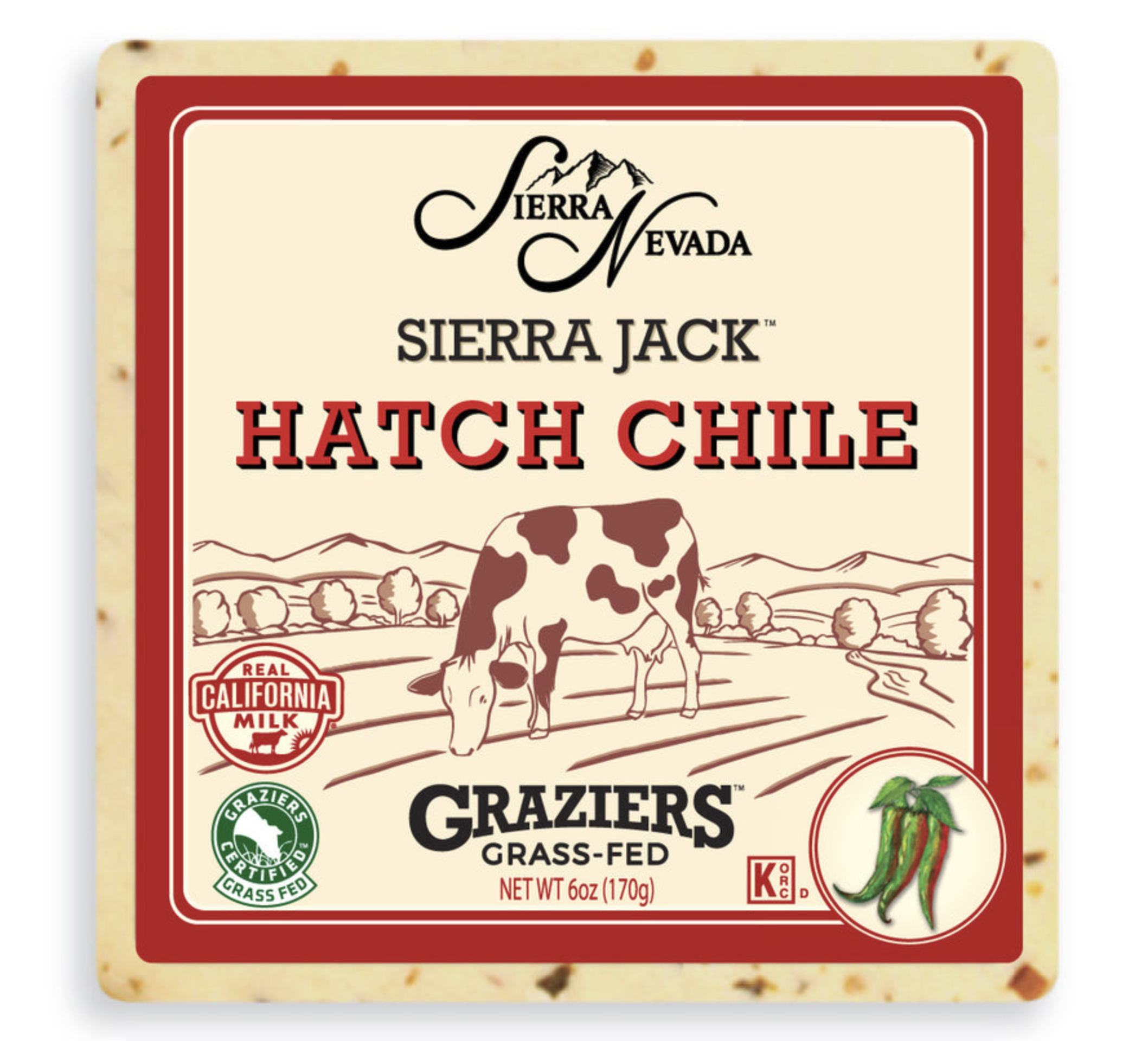 Sierra Nevada Sierra Jack Hatch Chile Graziers grass-fed cheese