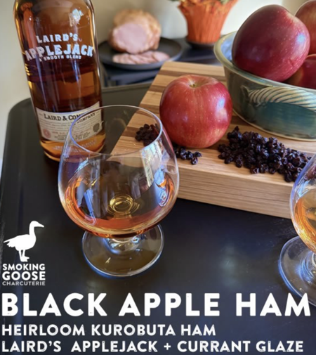 smoking goose black apple ham for christmas and thanksgiving