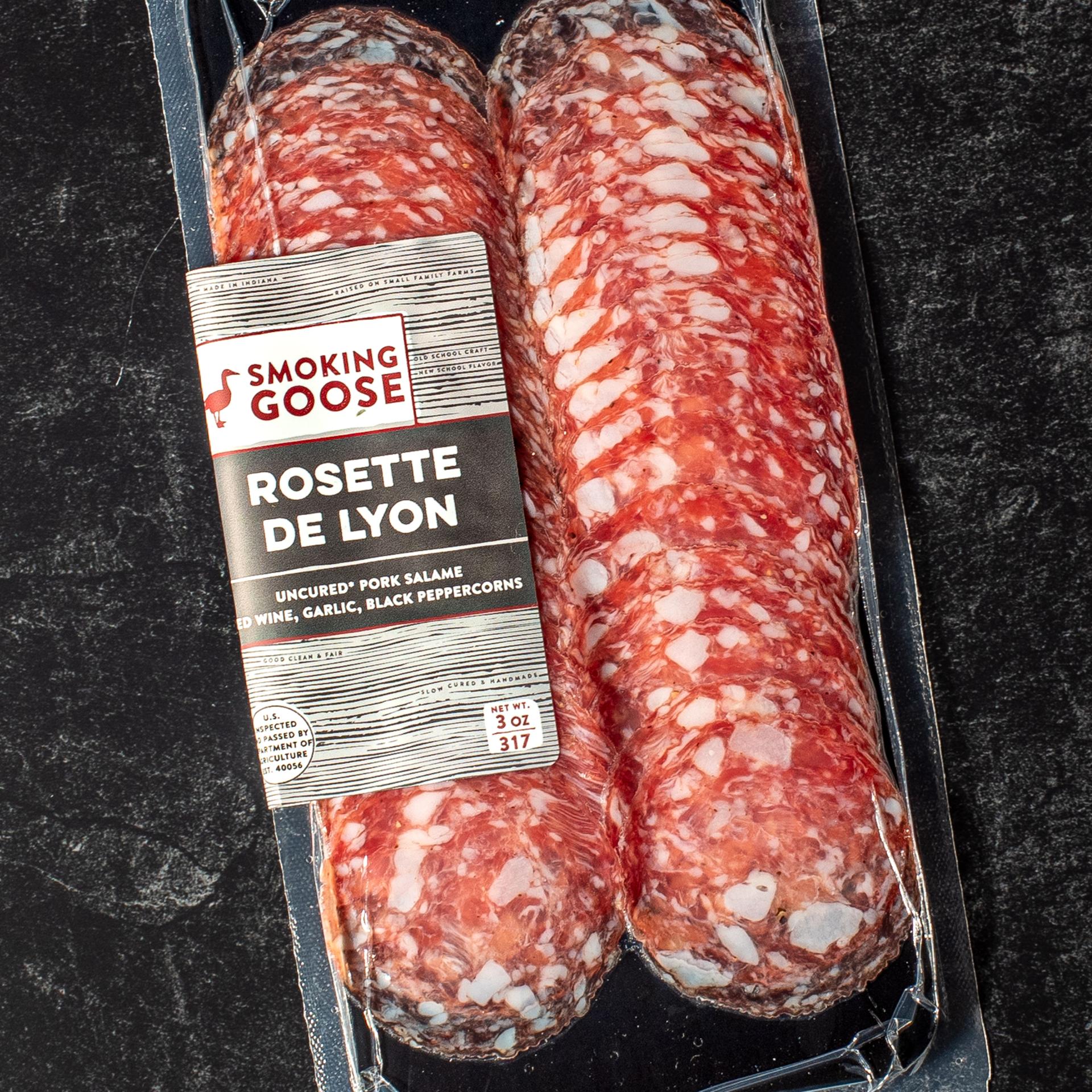 Smoking Goose Rosette De Lyon Salami Sliced