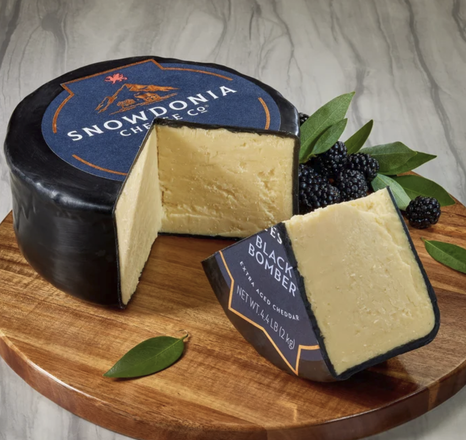 Snowdonia Black Bomber Cheddar Whole 4 lb wheel