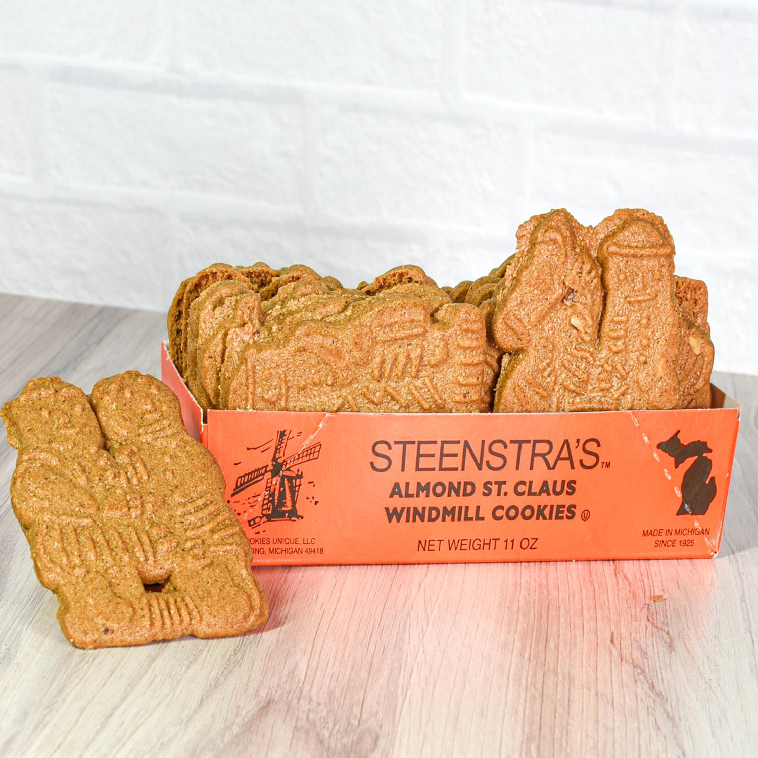 Steenstra's almond st claus windmill cookies