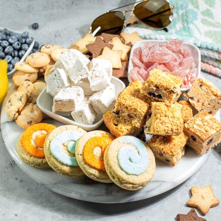 summer cookie and candy board