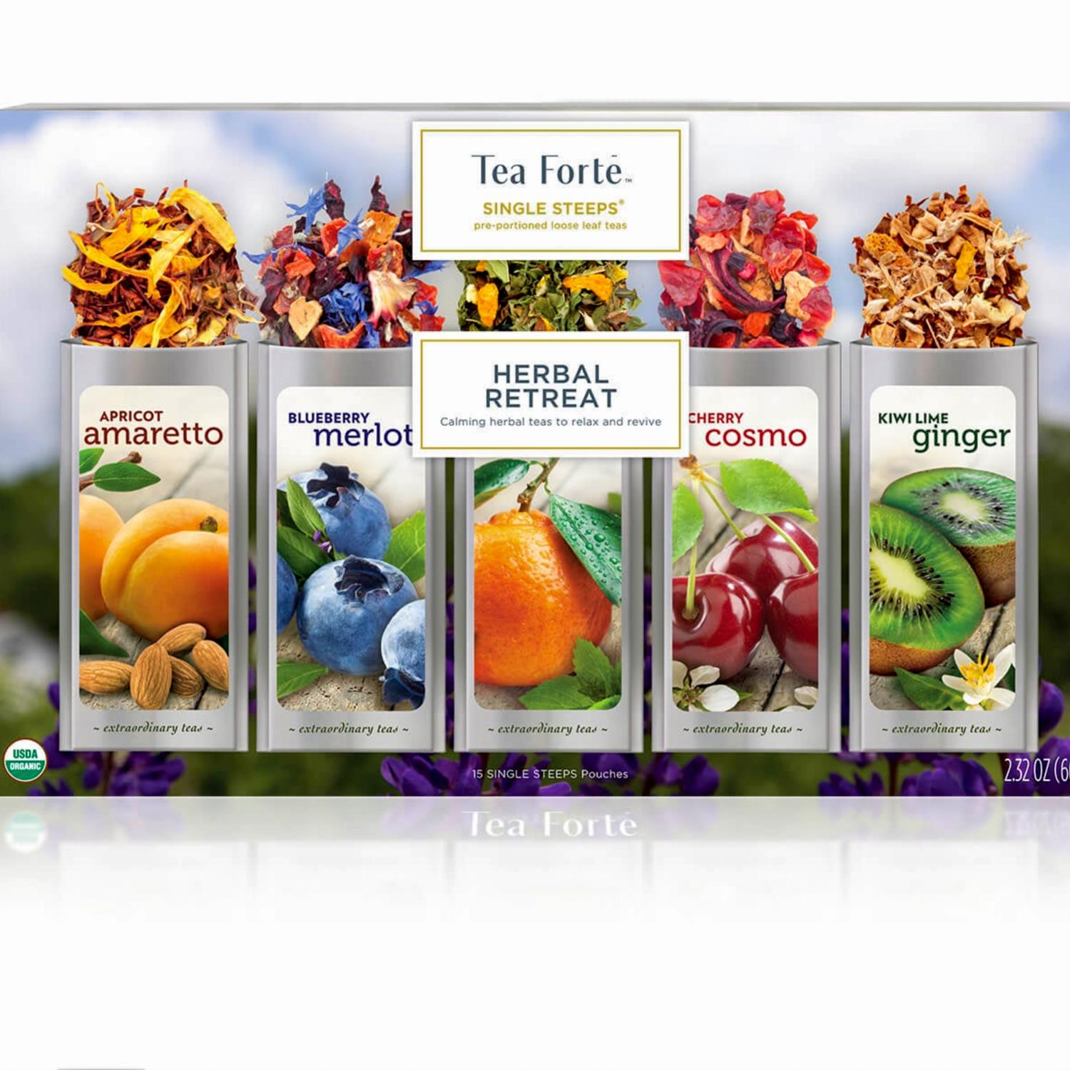 Tea Forte Single Steeps®  Herbal Retreat