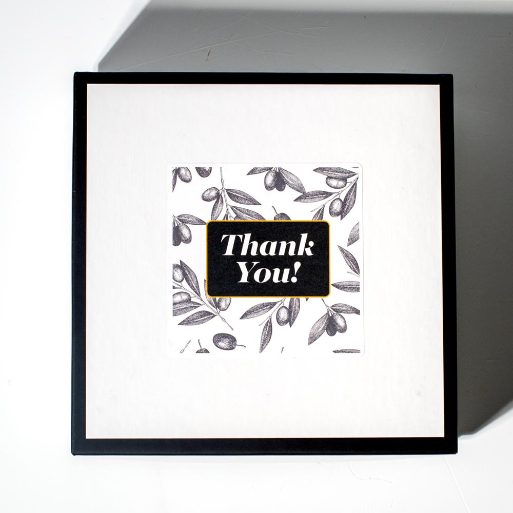 Killer Brownie Thank You Gift Box full of 4 brownies
