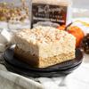 The Crispery marshmallow rice treat pumpkin spice