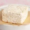 The Crispery Plain and Sweet gourmet marshmallow rice crispy cake individually wrapped on a light background.