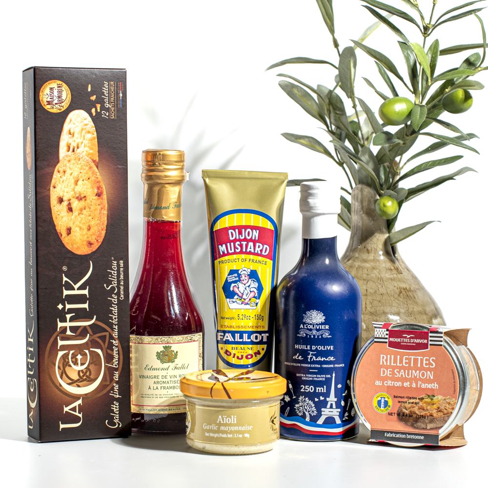 The French Collection including French Olive Oil, Vinegar, mustard and aioli