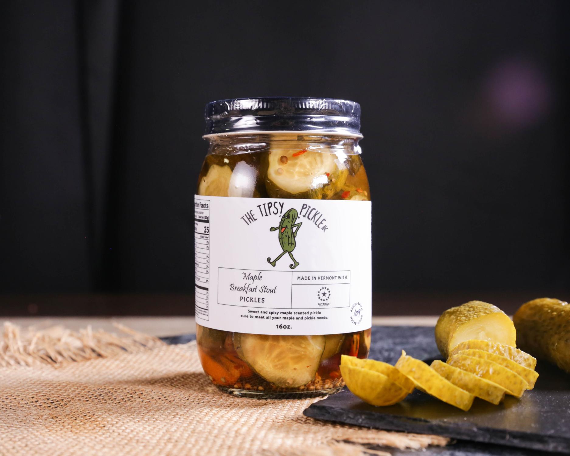 The Tipsy Pickle Maple Breakfast Stout Pickles