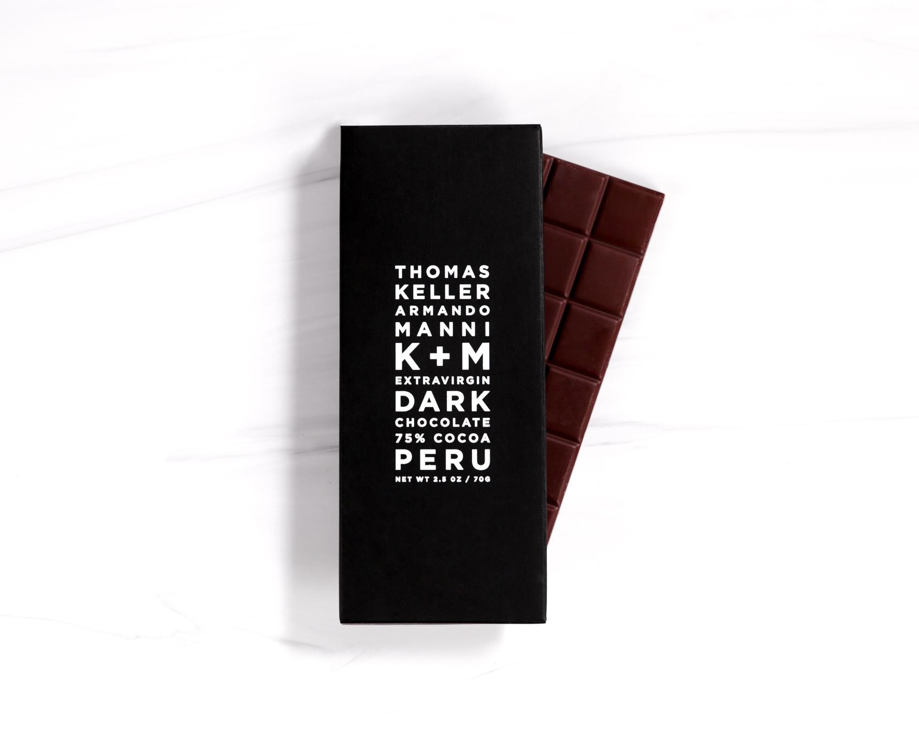Keller K + M EVOO Dark Chocolate Bar 