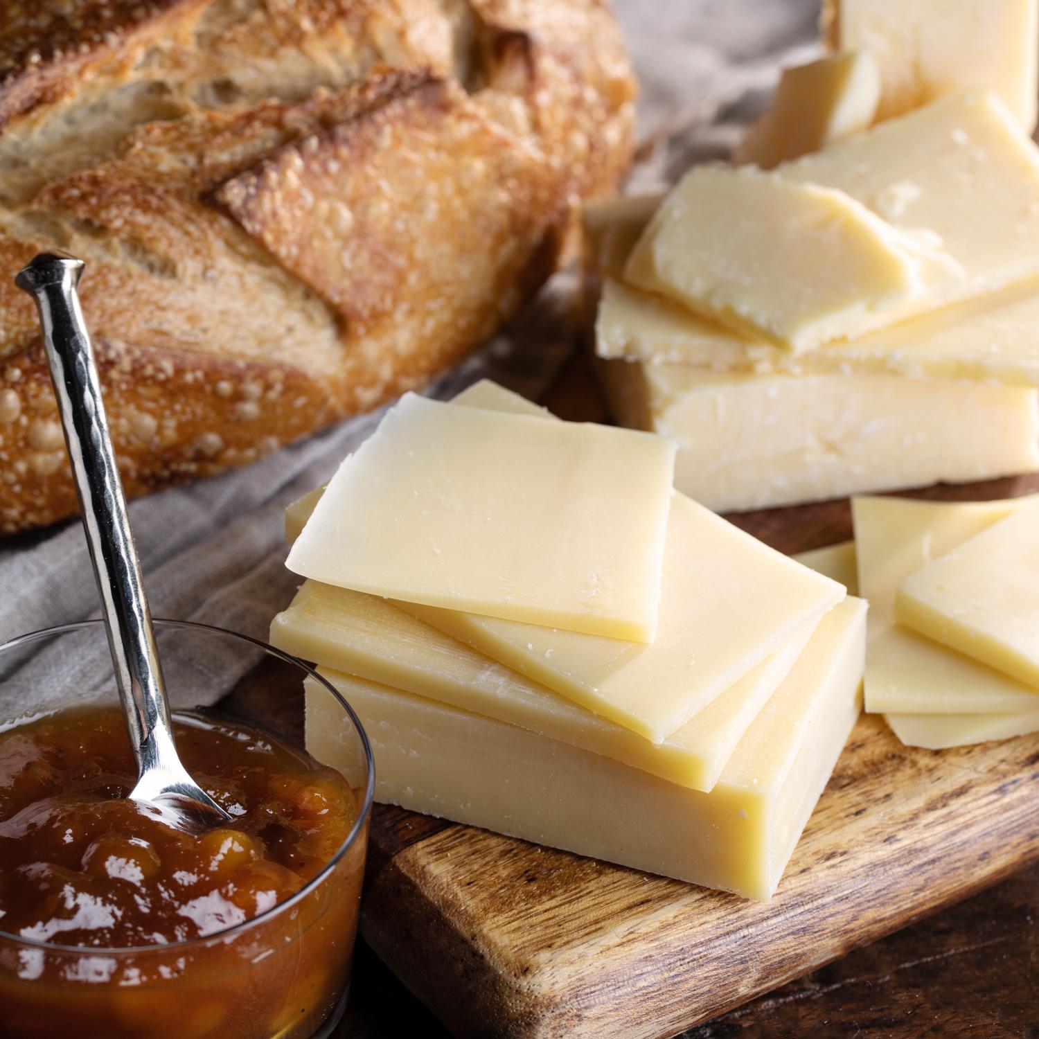 The ultimate grilled cheese ingredients. 