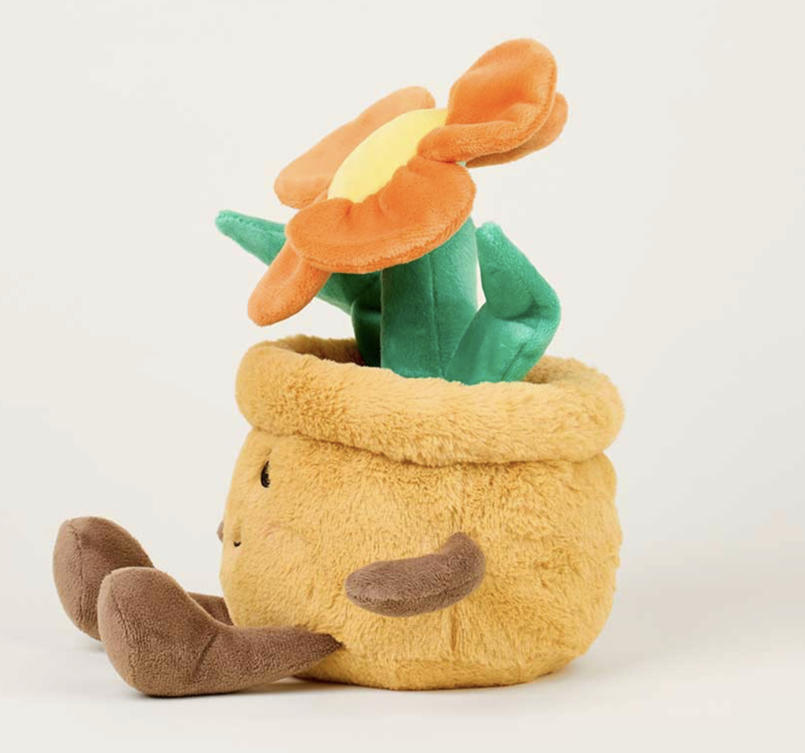 Warmies Orange Flower Pot