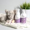 Welcome new baby gift with Earth Mama baby lotion and soap along with warmies baby elephant