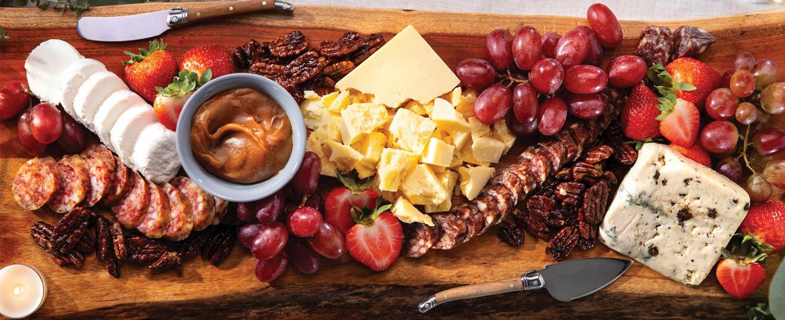 Winter and Holiday Cheese and charcuterie board