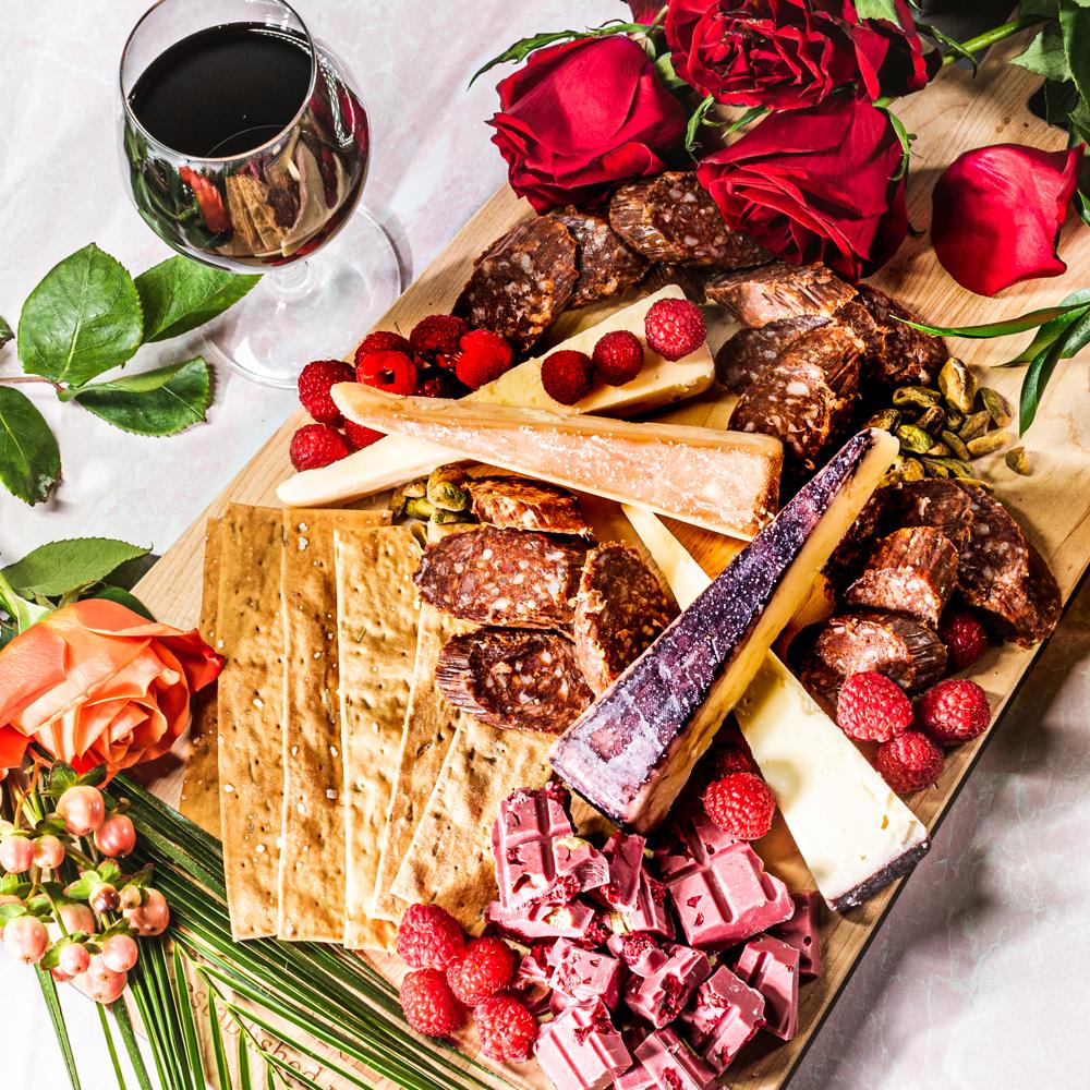 With Love Cheese and Chocolate Pairing