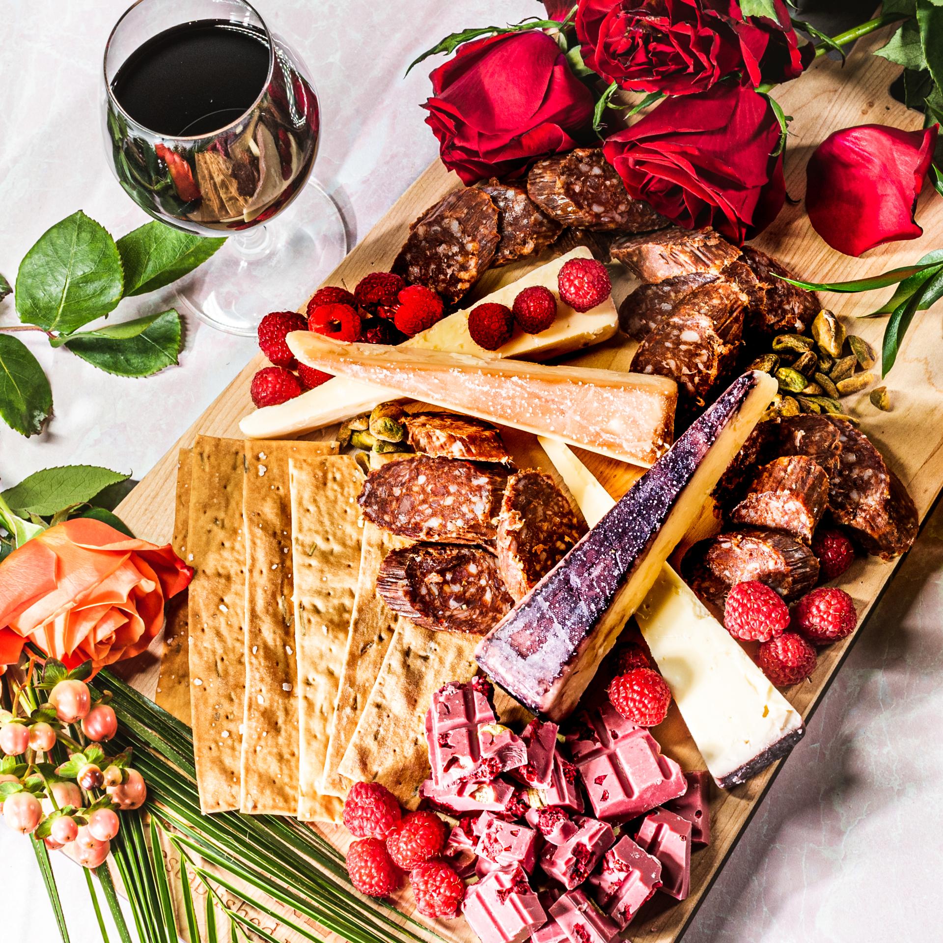 With Love Cheese and Chocolate Pairing