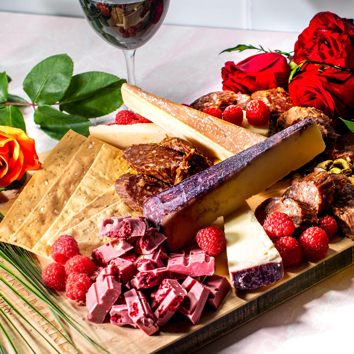 With Love Cheese and Chocolate Pairing