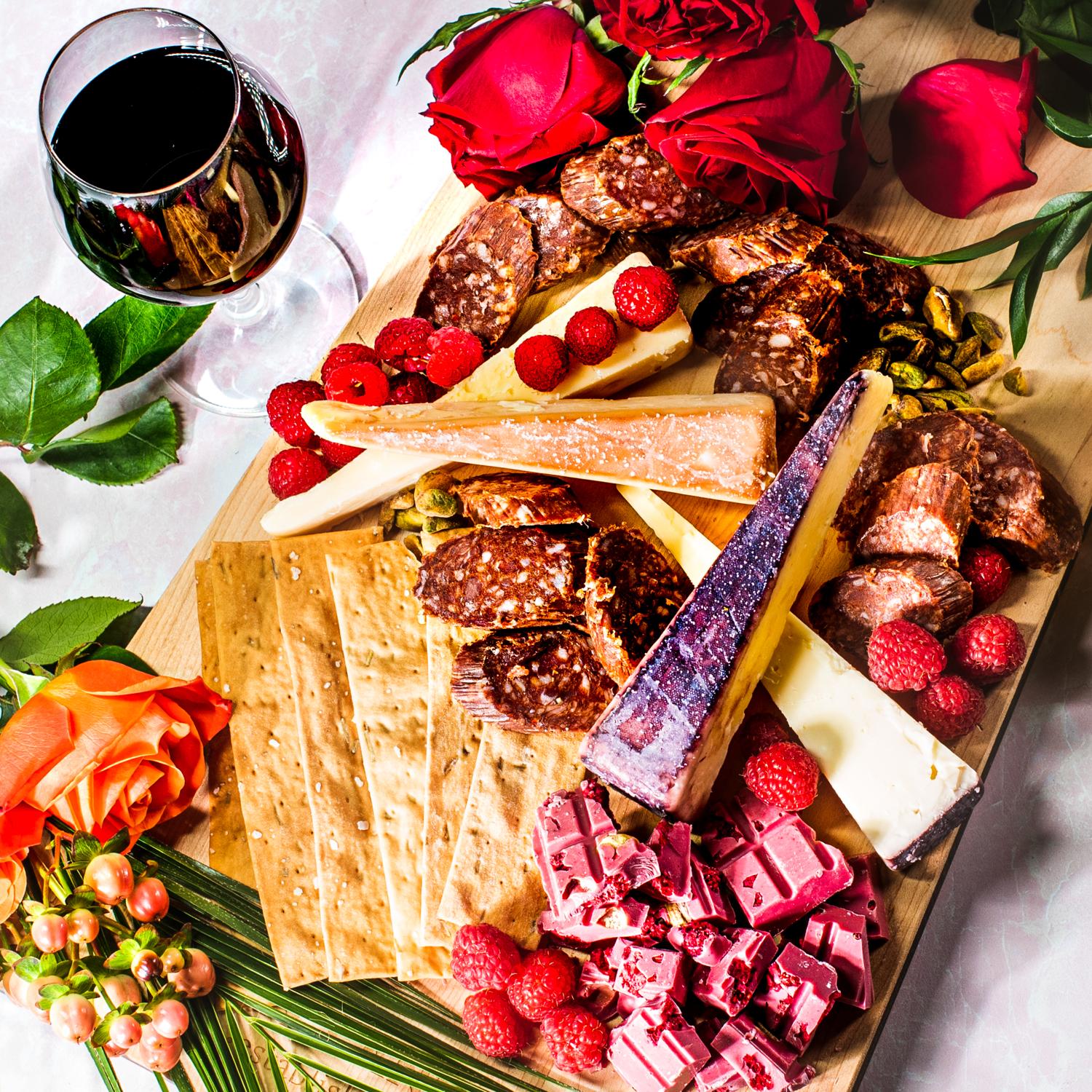 With Love Cheese and Chocolate Pairing