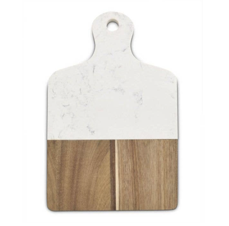 Maison du Fromage Cheese and Charcuterie Wood and Marble Cheese Board