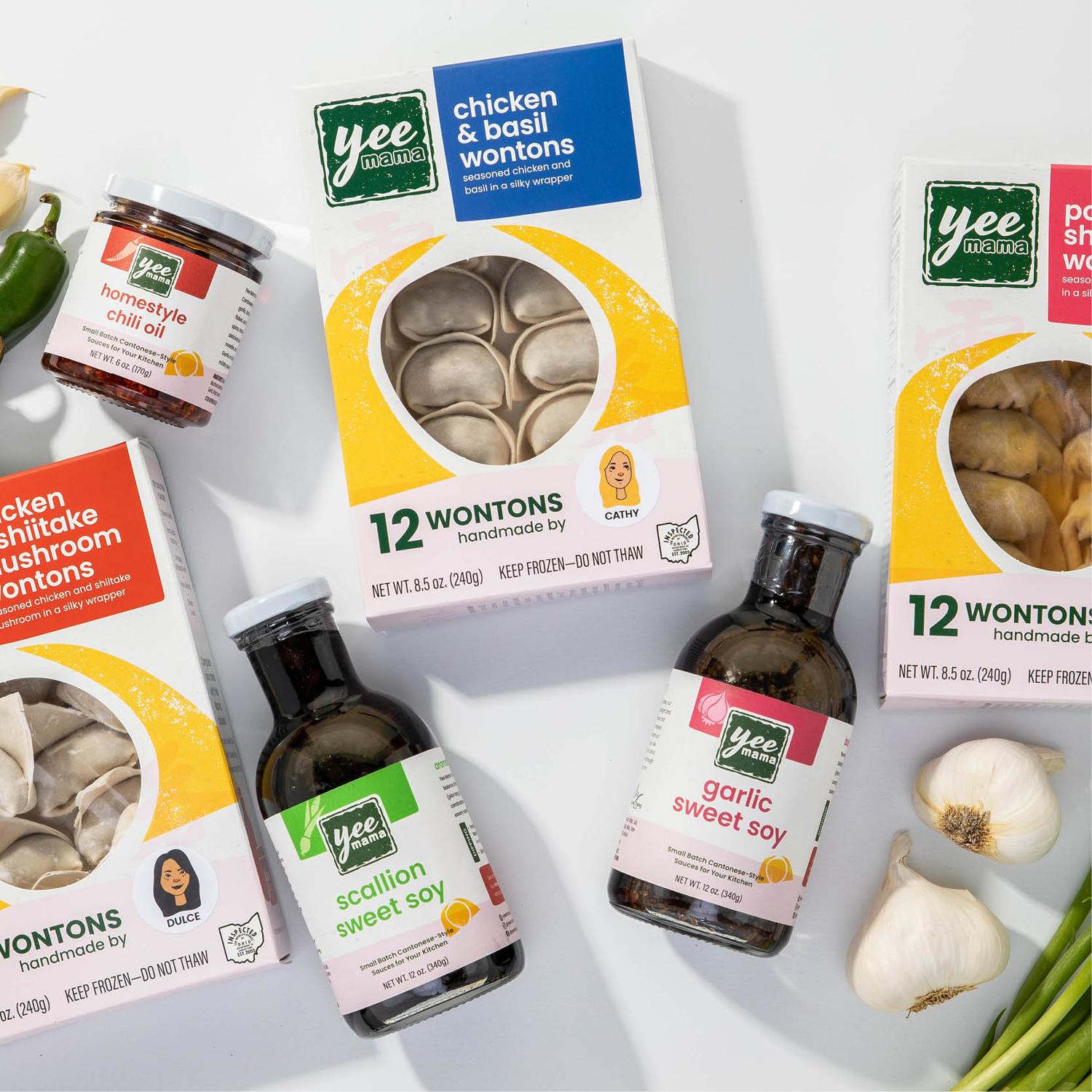 Yee Mama Wontons & Sauces