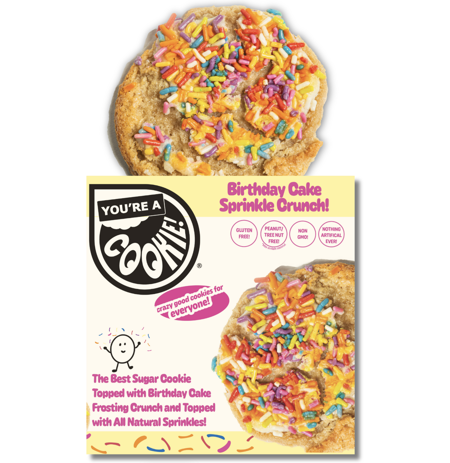 irthday cake sprinkle crunch cookies
