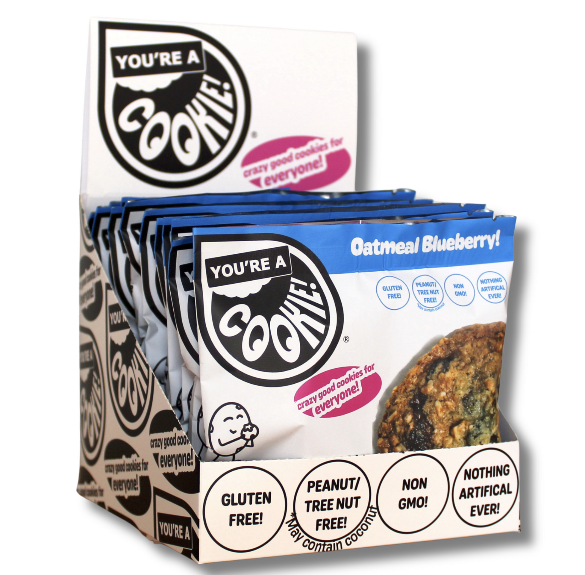 You're A Cookie Blueberry Oatmeal Gluten Free Cookie dozen