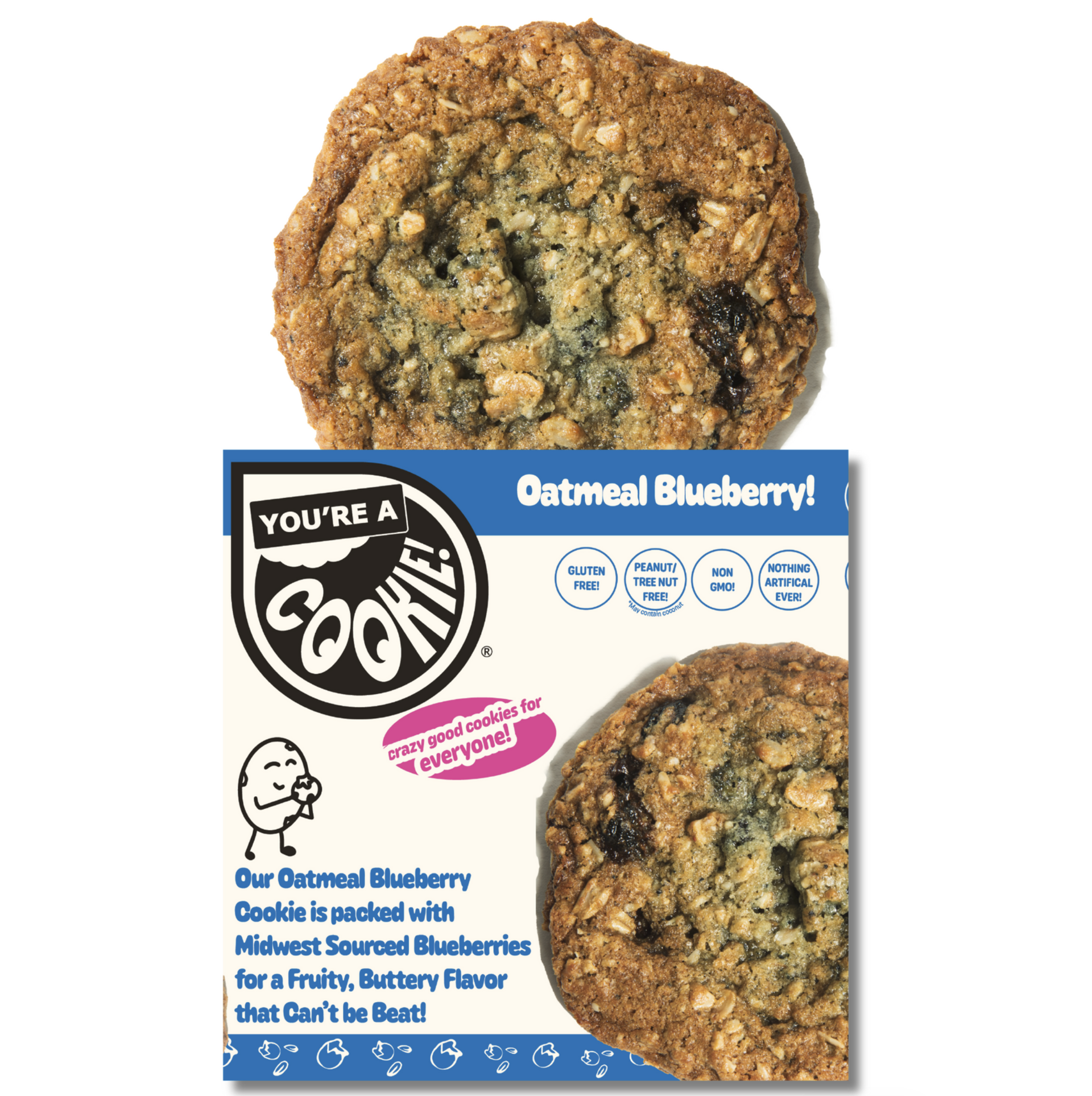 You're a cookie oatmeal blueberry gluten free cookies