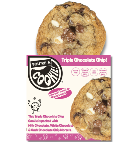 You're A Cookie Triple Chocolate Gluten Free Cookies